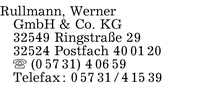 Rullmann, Werner, GmbH & Co. KG