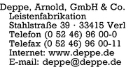 Deppe GmbH & Co., Arnold