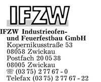IFZW Industrieofen- und Feuerfestbau GmbH