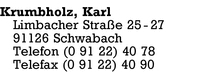 Krumbholz, Karl