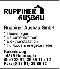 Ruppiner Ausbau GmbH