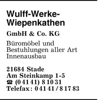 Wulff-Werke-Wiepenkathen GmbH & Co. KG