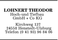 Lohnert Hoch- und Tiefbau GmbH & Co. KG, Theodor