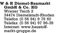 W & H Diemel-Baumarkt GmbH & Co. KG