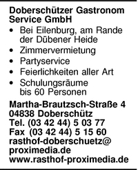 Doberschtzer Gastronom Service GmbH