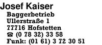 Kaiser, Josef