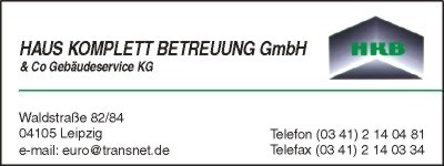 HKB Haus Komplett Betreuung GmbH & Co Gebudeservice KG