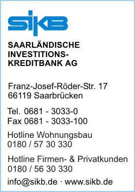 SIKB Saarlndische Investitionskreditbank AG