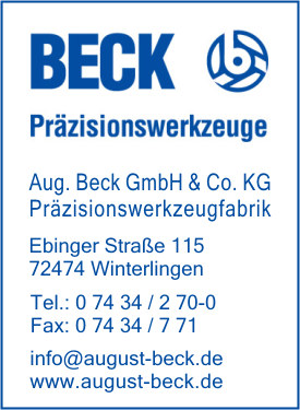 Beck GmbH & Co. KG., August