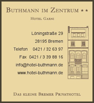 Buthmann im Zentrum, Hotel garni